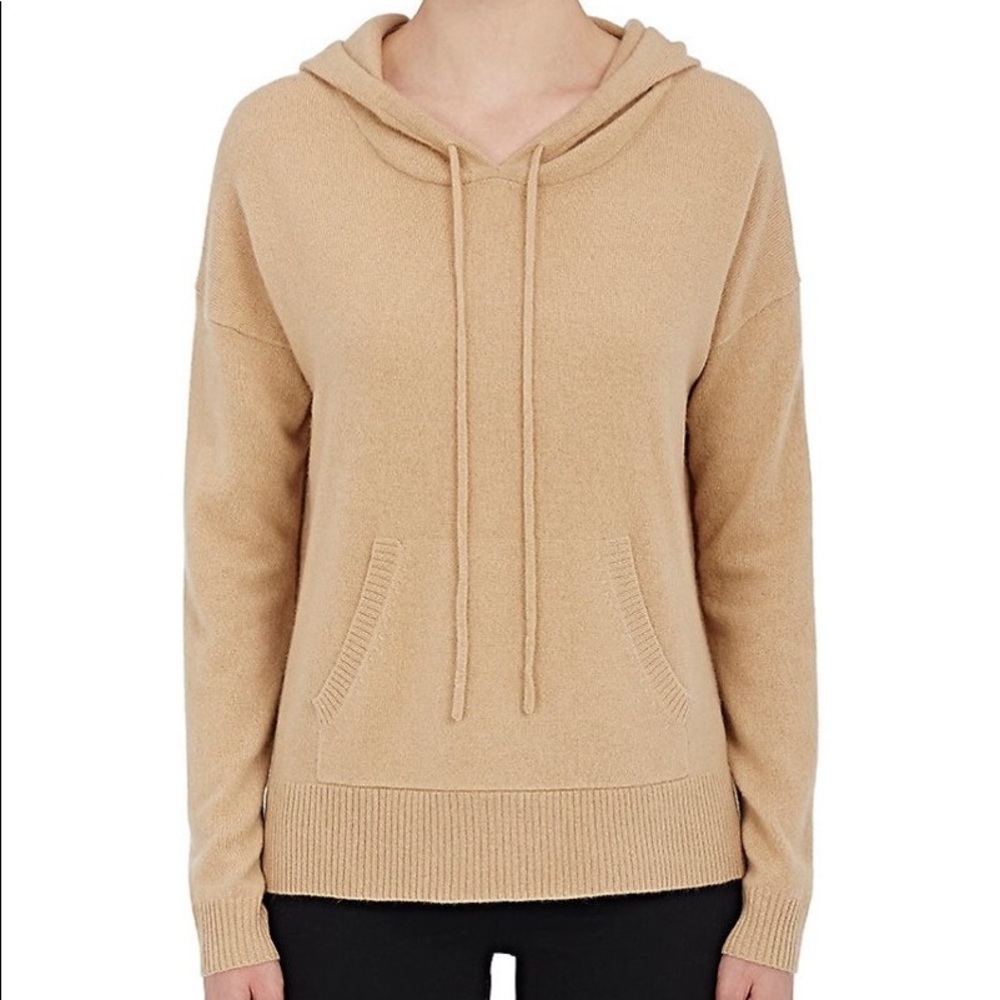 Barney’s ny cashmere camel hoodie